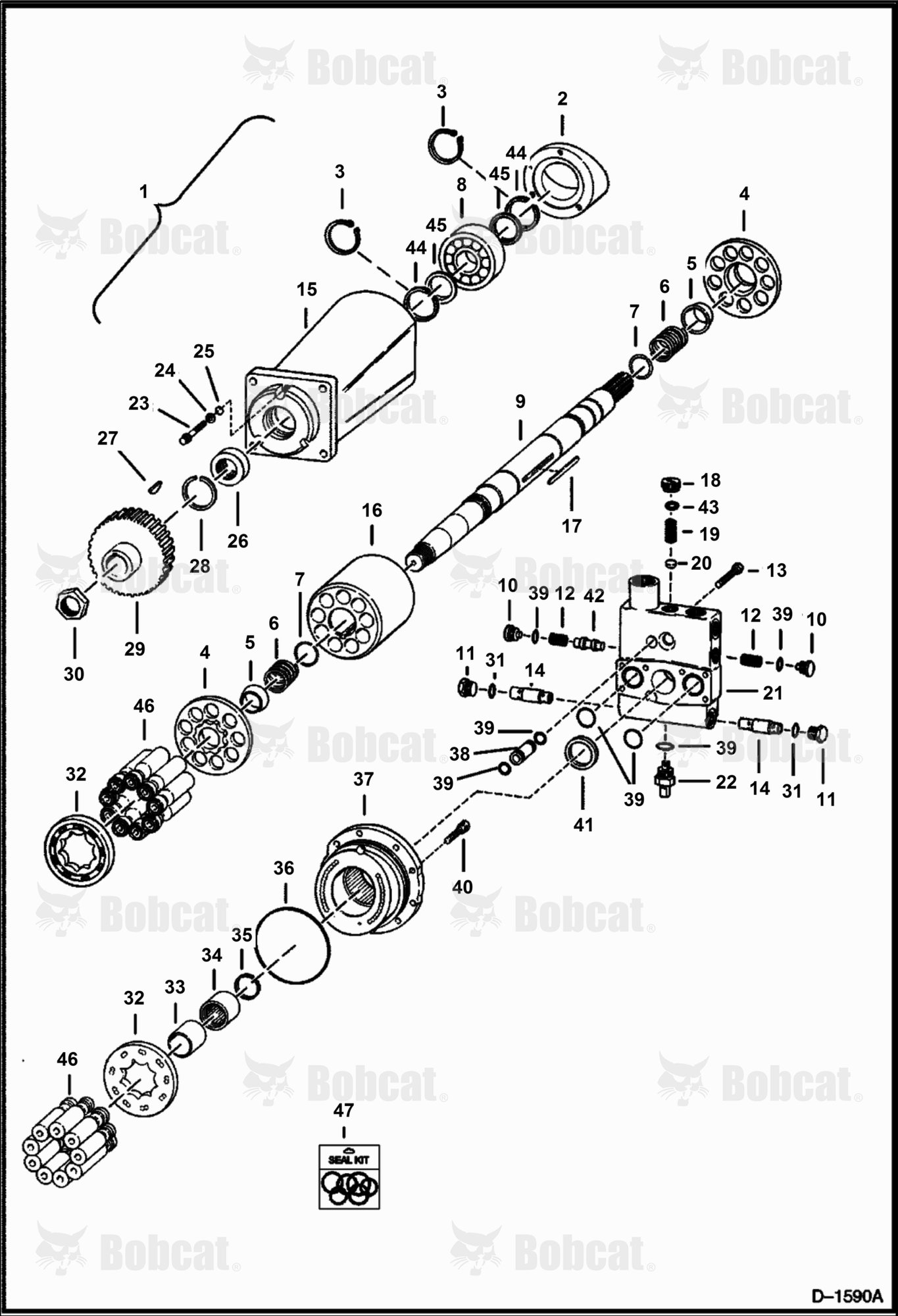 Hydrostatic Motor  5030M15021 & Above