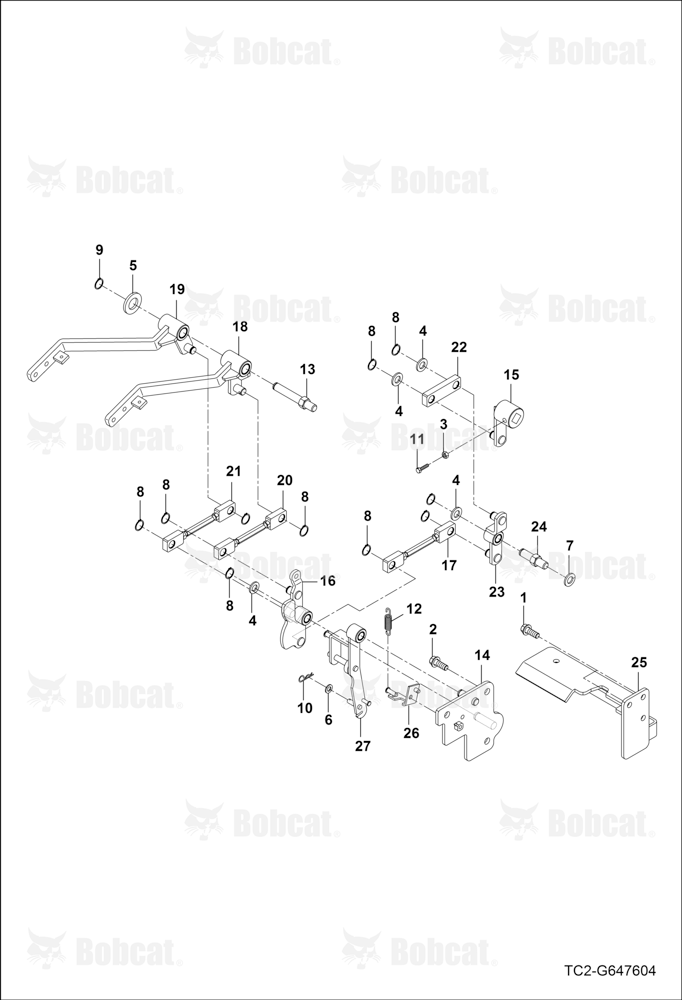 Travel Control Pedals (Linkage)