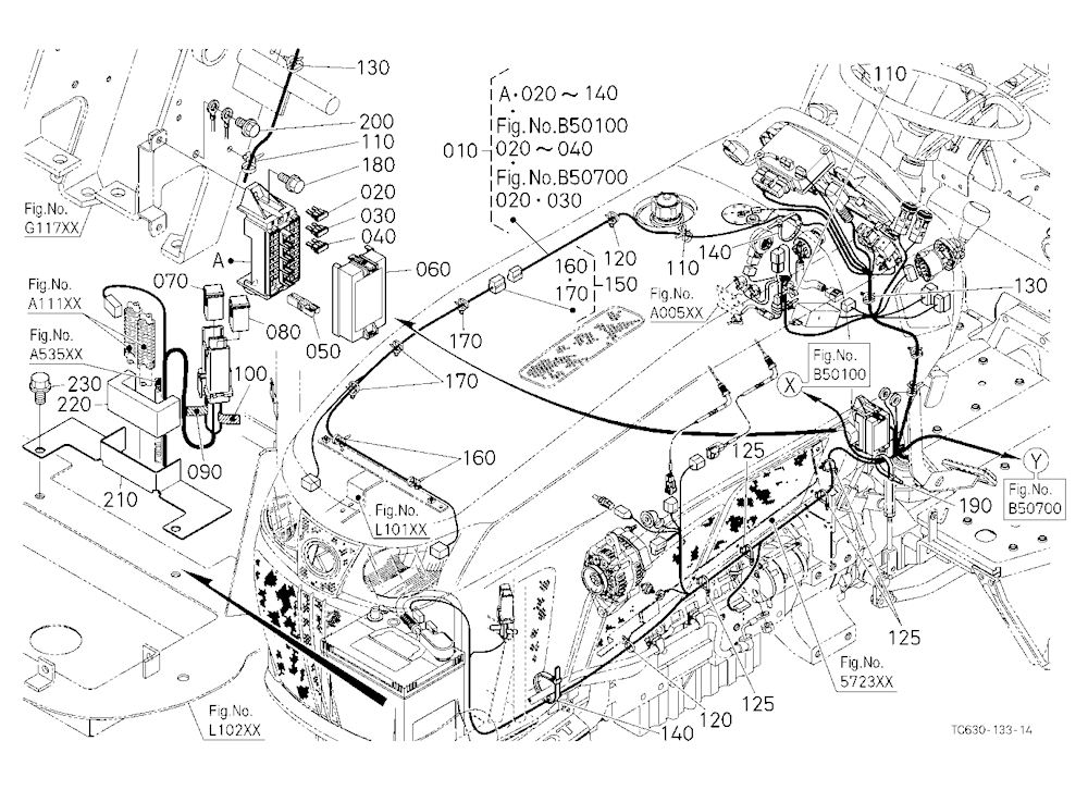 Electrical Wiring (Front) [L4701 Model]