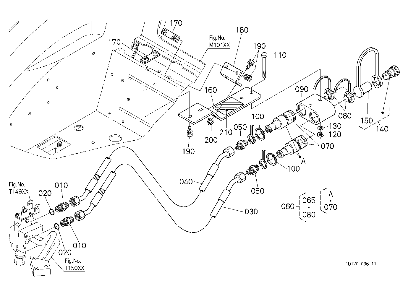 Auxiliary Control Valve Coupler (1St) (W/G No.L834