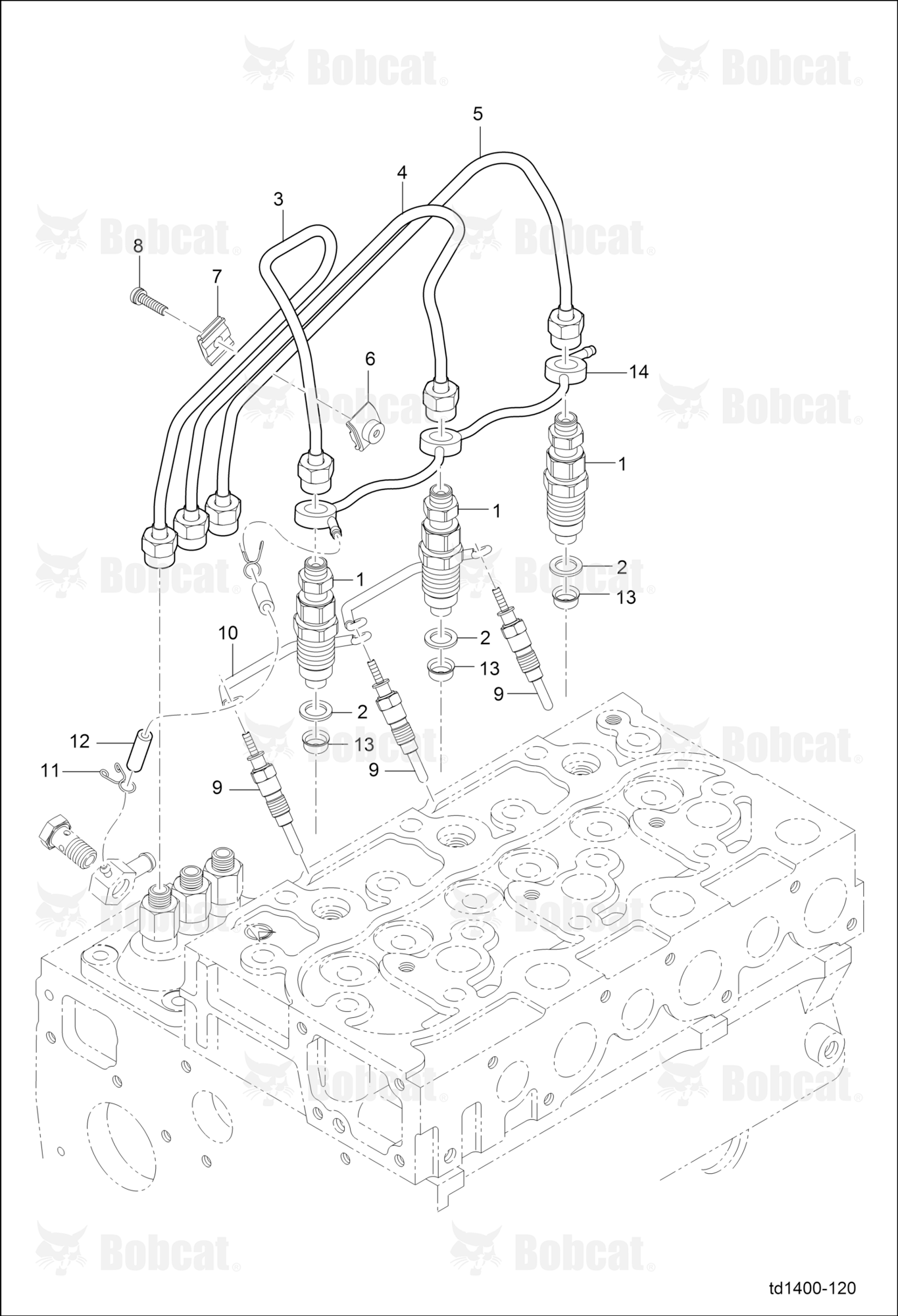 Nozzle Holder Group  A59B11001 & Above