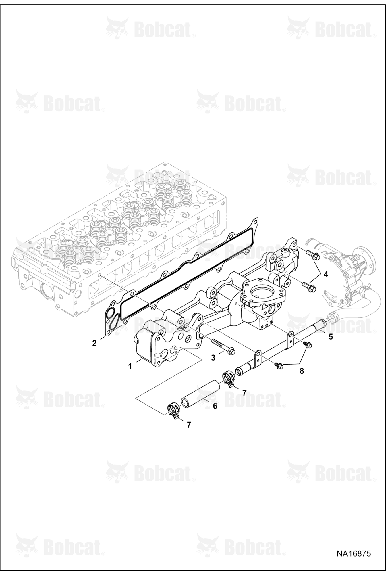 Intake Manifold (Engine S/N 000001 - 025256)