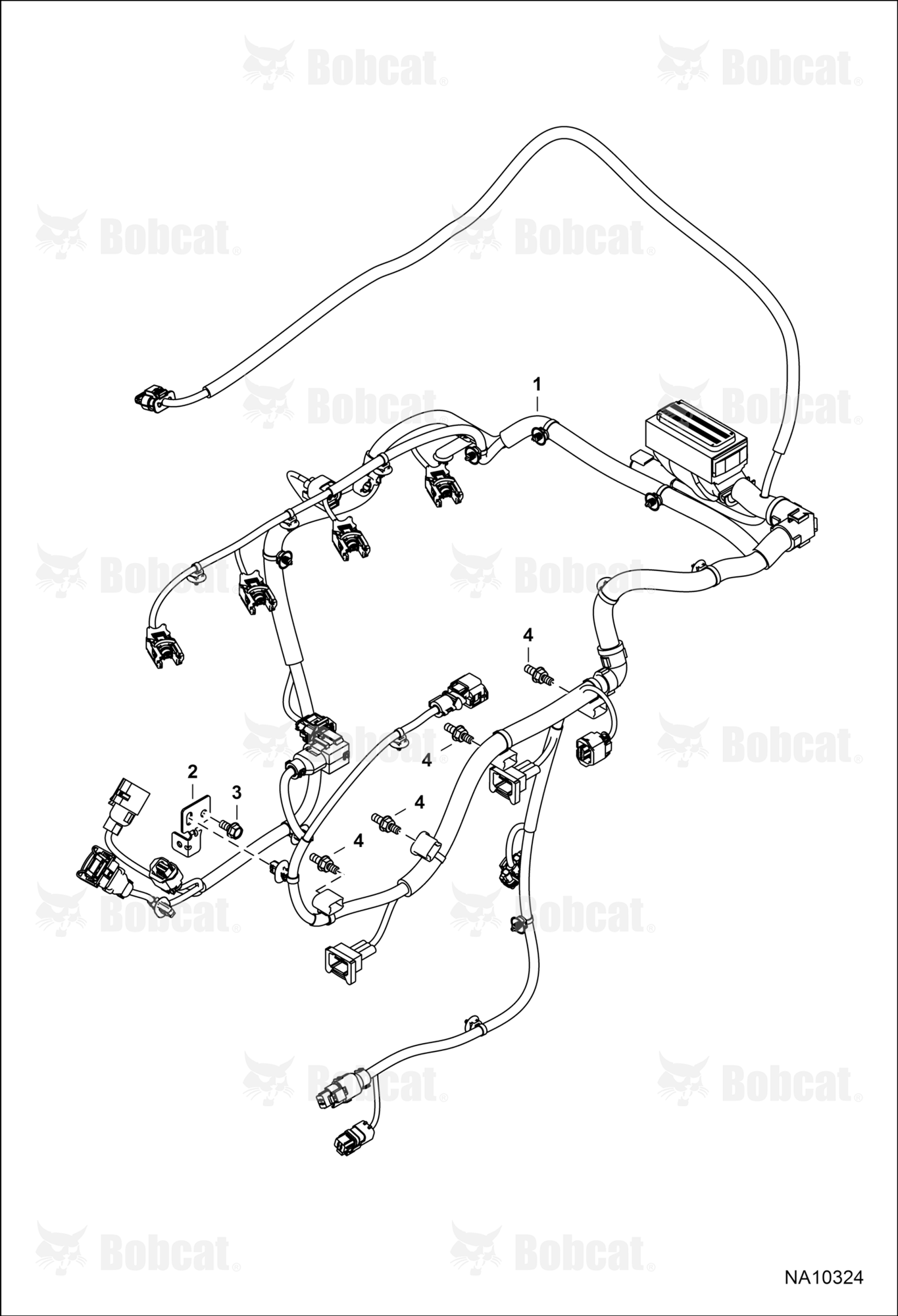 Engine Electrical Circuitry (Enigne Harness) (Engine S/N 000001 - 025926)