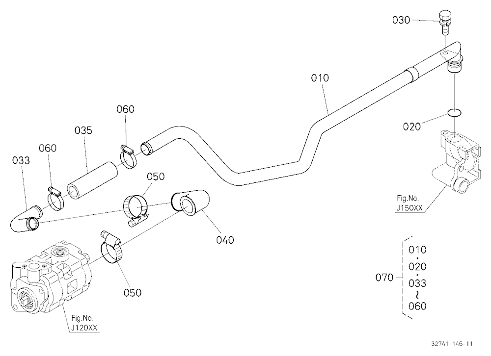 Hydraulic Oil Line (Suction)