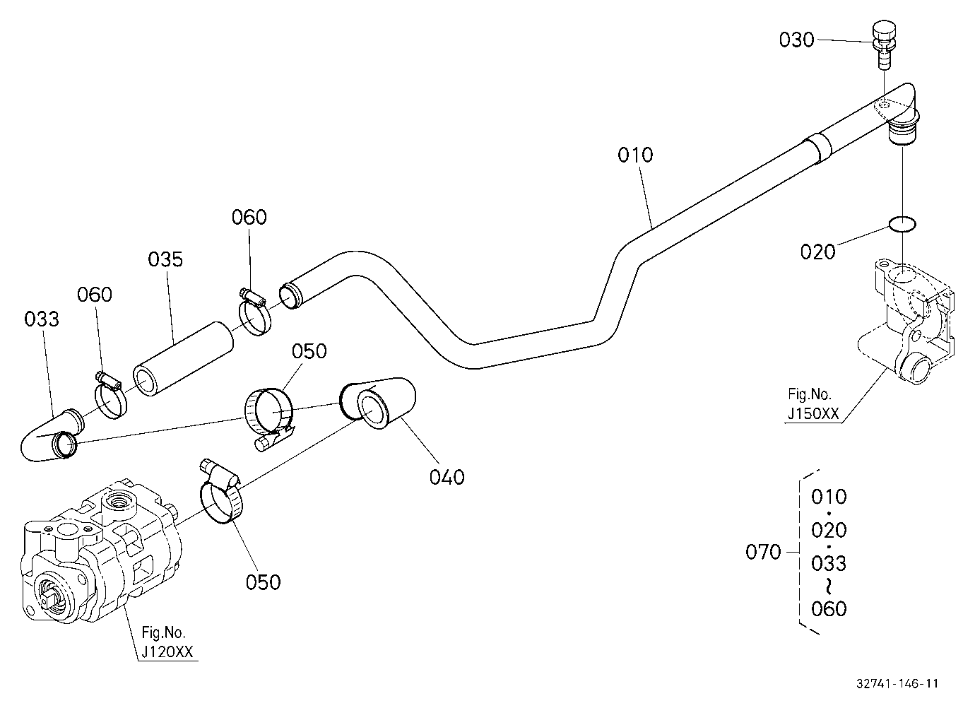 Hydraulic Oil Line (Suction)