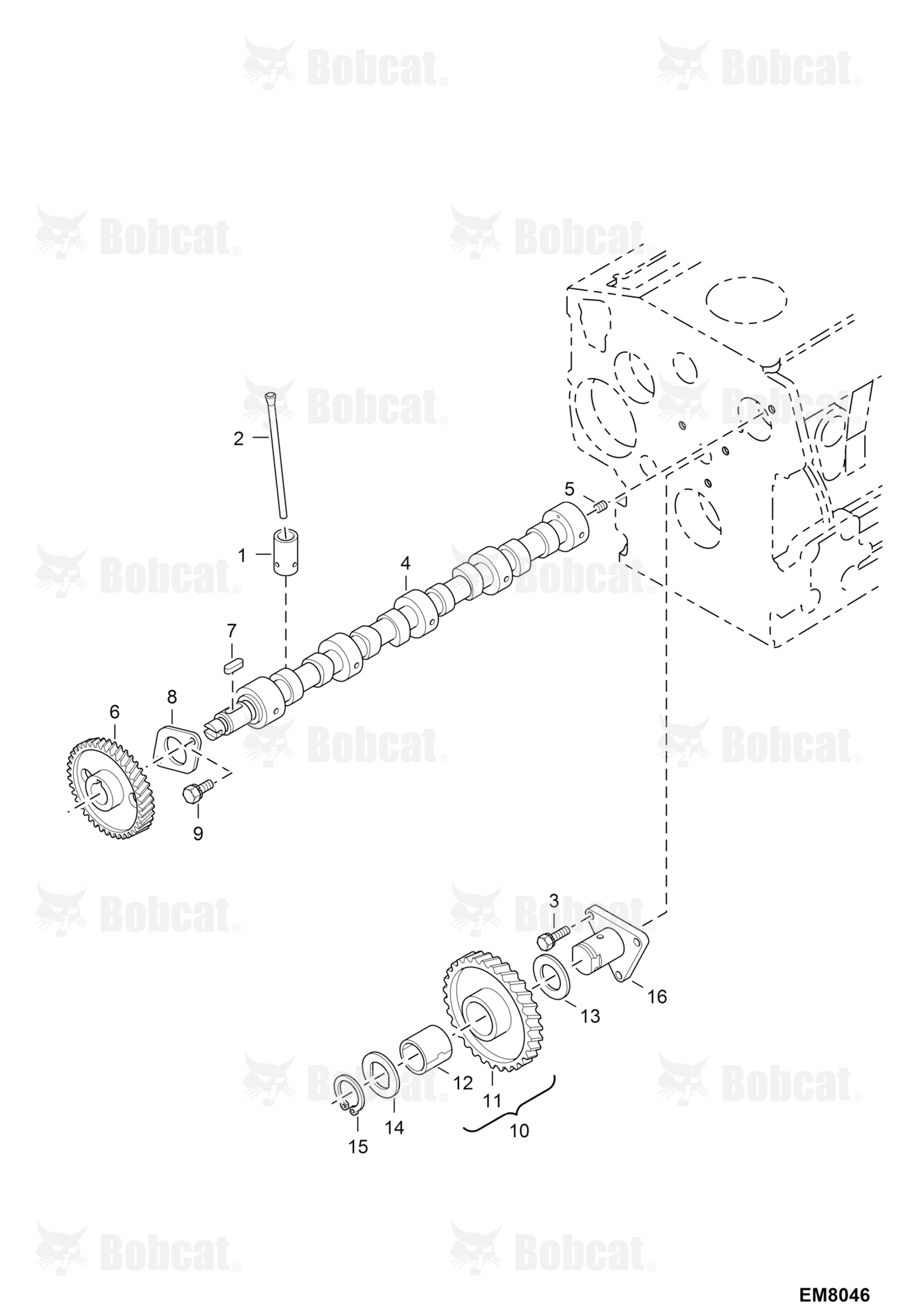 Camshaft & Idle Gear Shaft