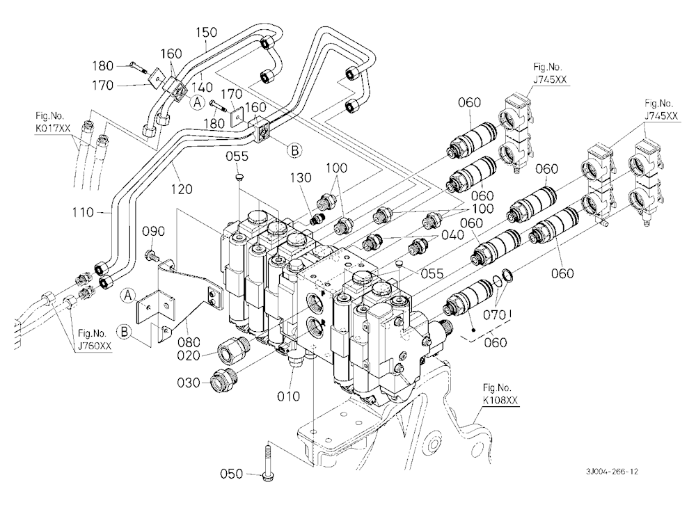 Remote Control Valve (5 Valves) [With Front 3P] [W