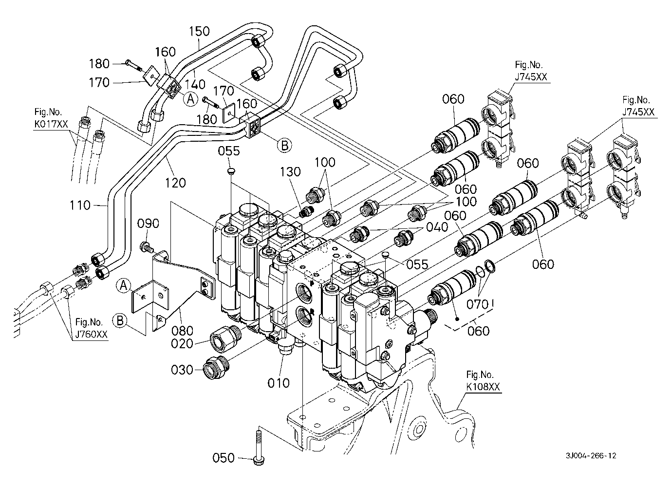 Remote Control Valve (5 Valves) [With Front 3P] [W