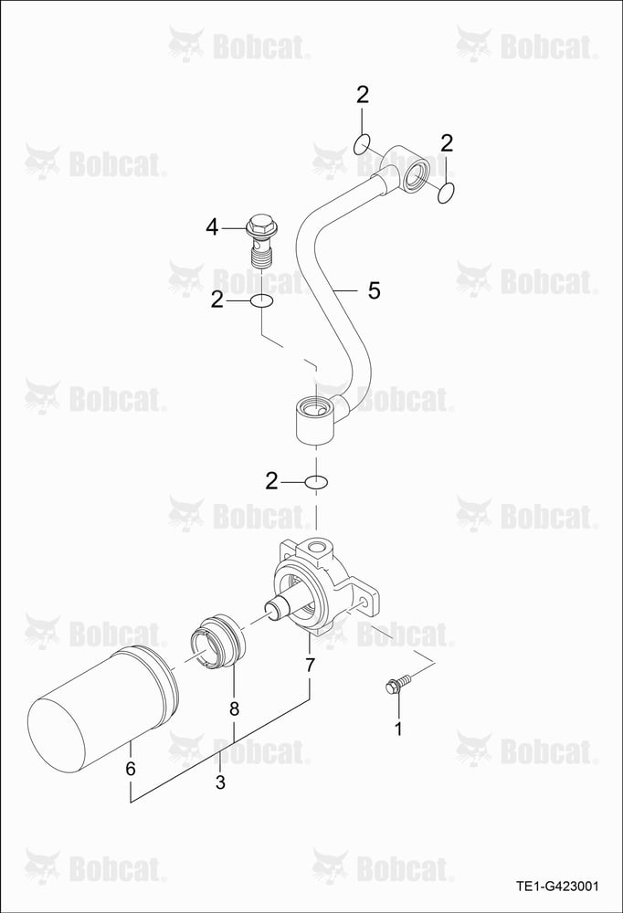 HST Hydraulic Line Group