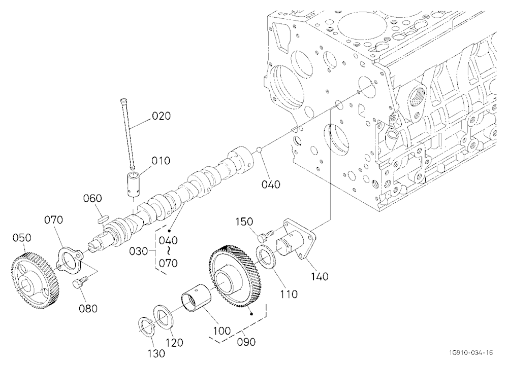 Camshaft And Idle Gear Shaft