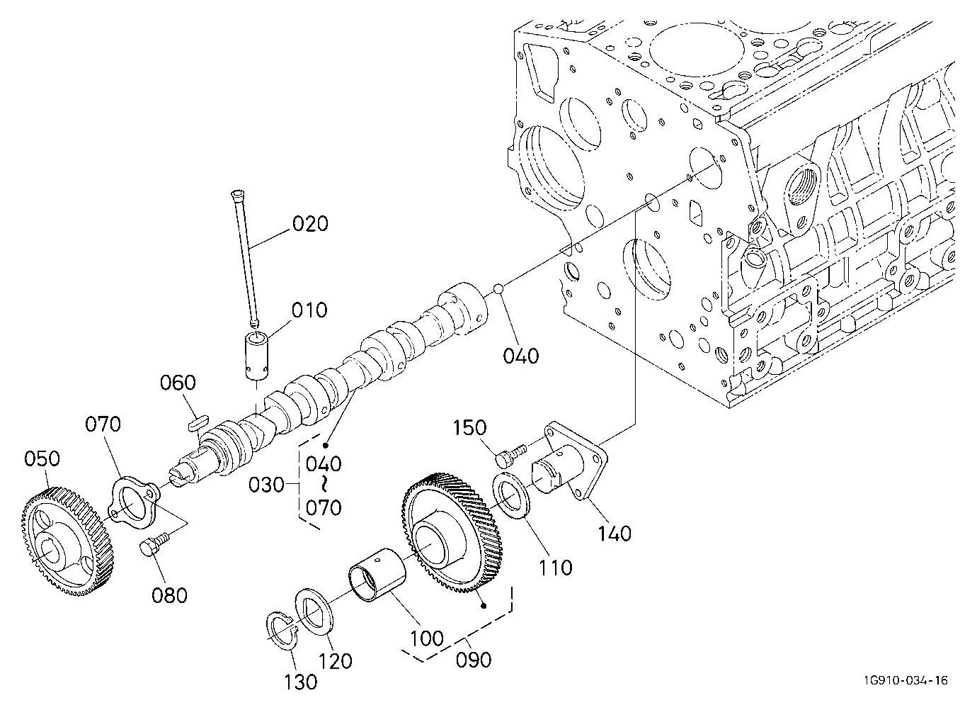 Camshaft And Idle Gear Shaft