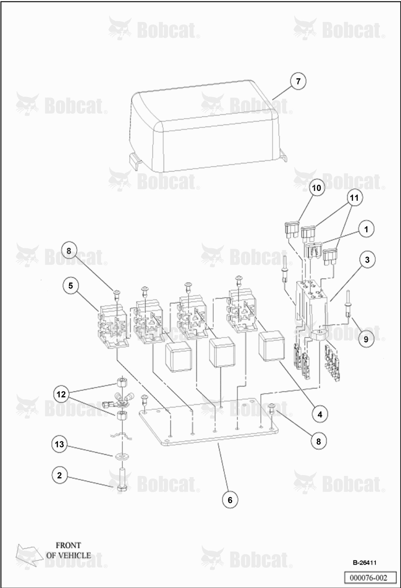 Electrical Component Box (DIESEL VEHICLE)