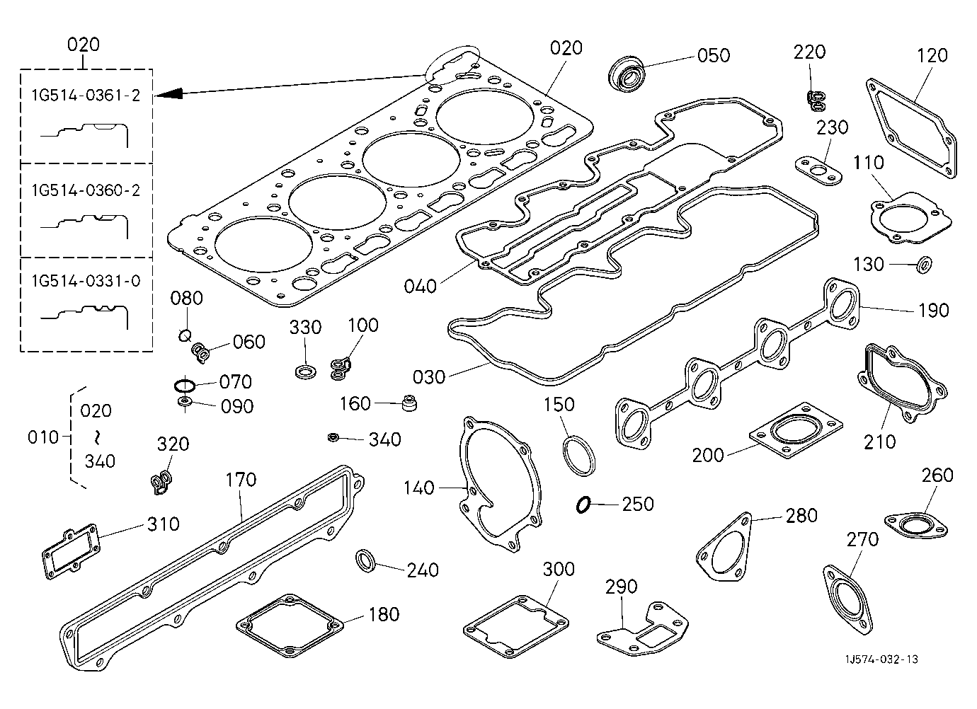 Upper Gasket Kit