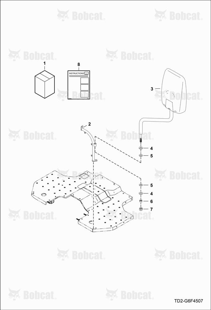 Rear View Mirror Kit