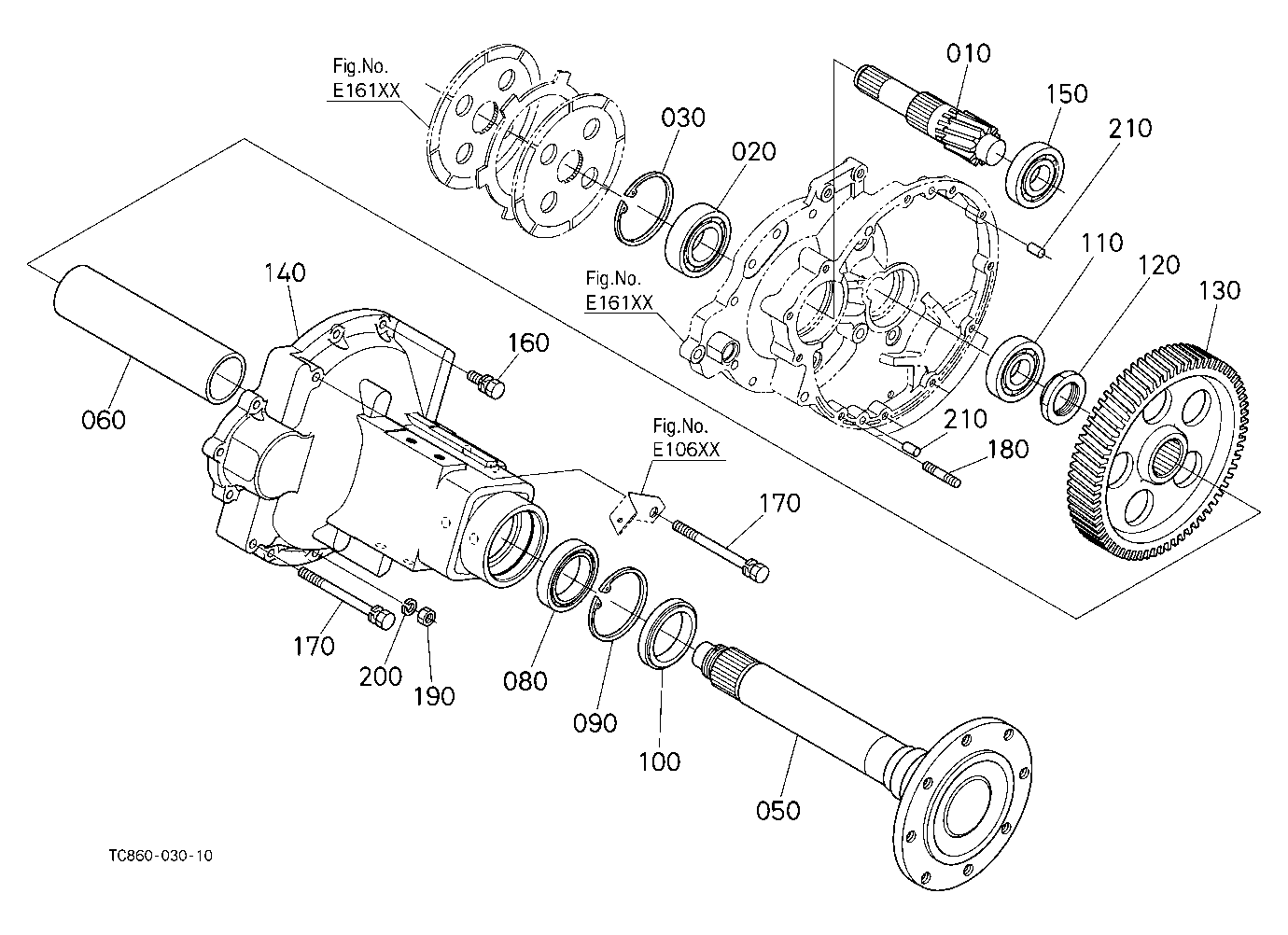 Rear Axle Lh