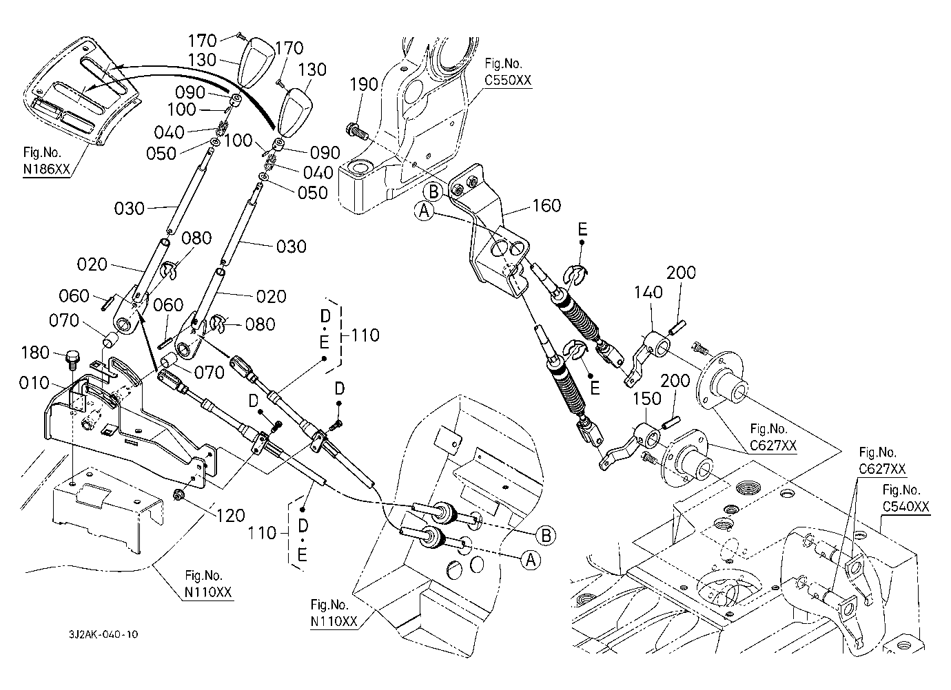 Pto Gear Shift Lever
