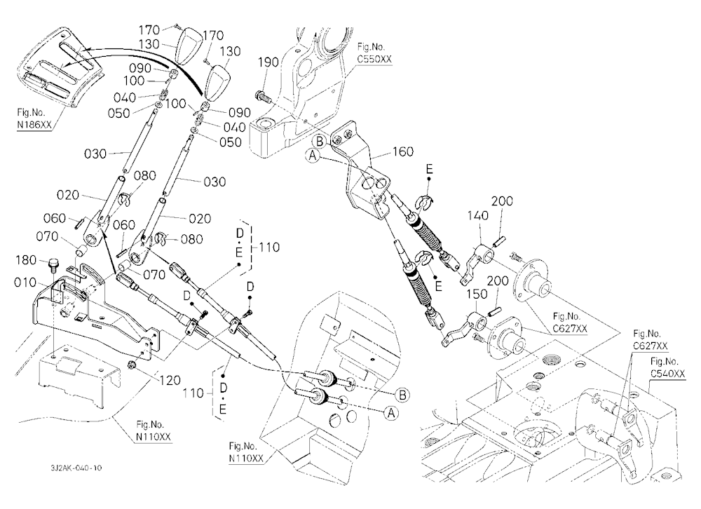 Pto Gear Shift Lever