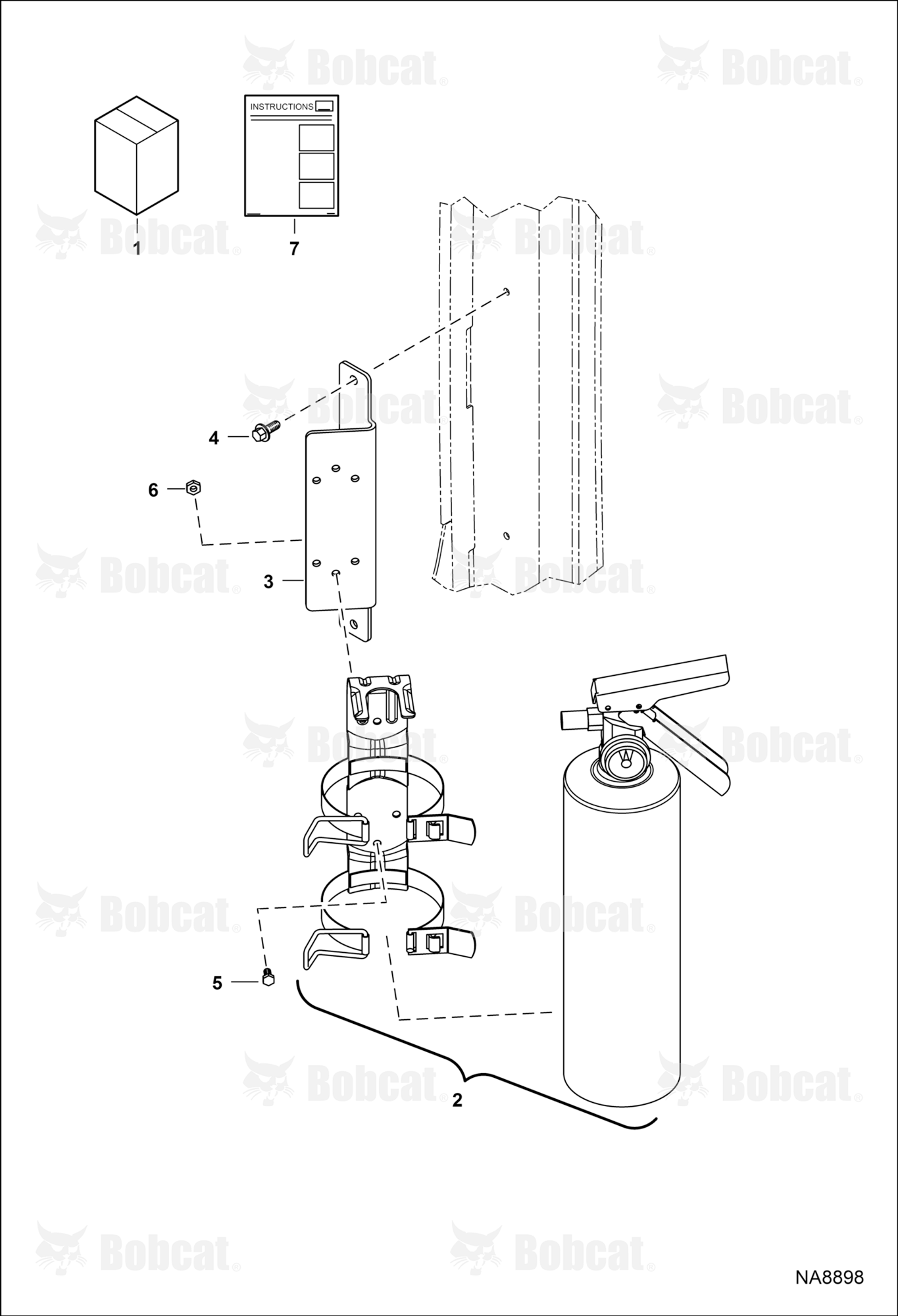 Fire Extinguisher Kit (Cab)