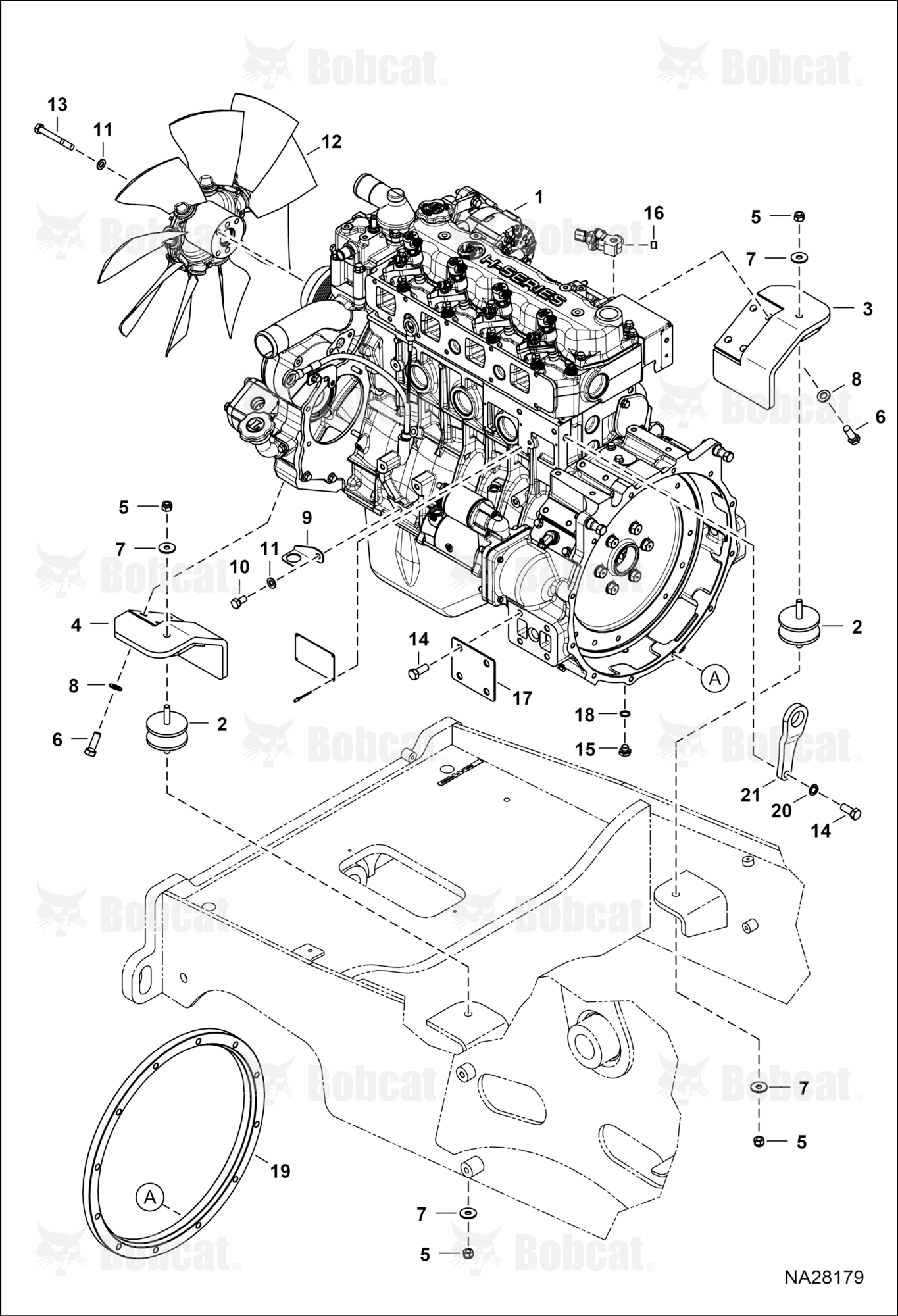 Engine & Attaching Parts