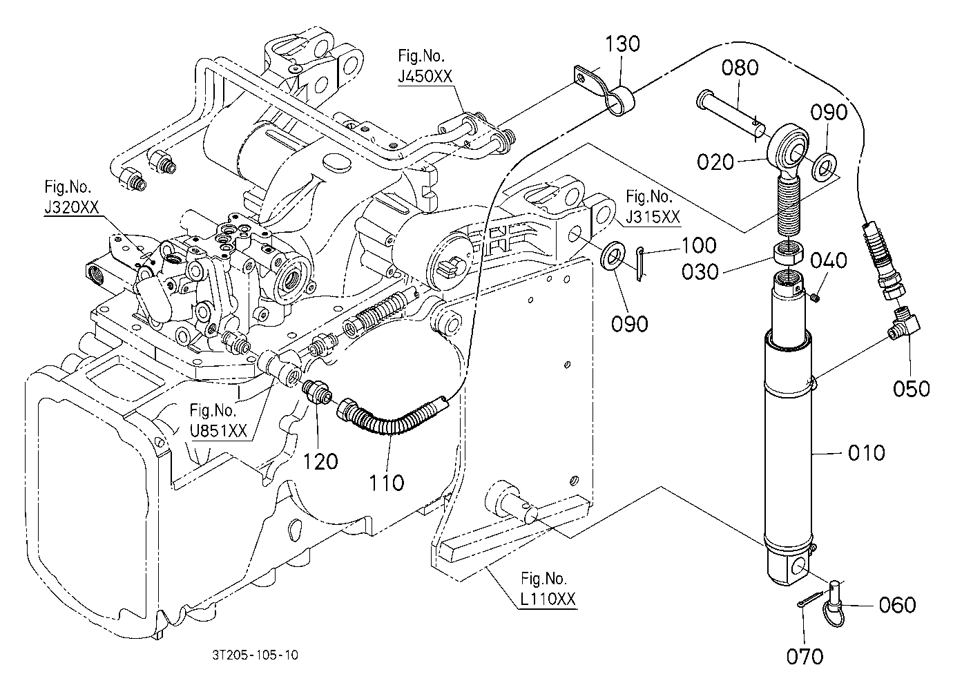 Assist Cylinder Kit Lh [Option]