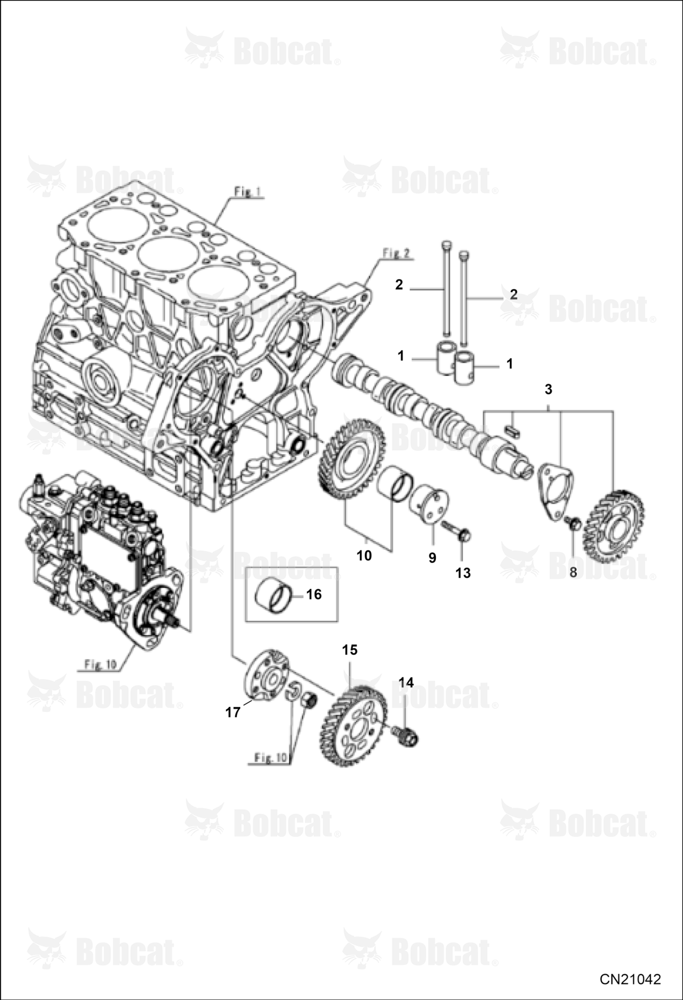 Camshaft & Driving Gear