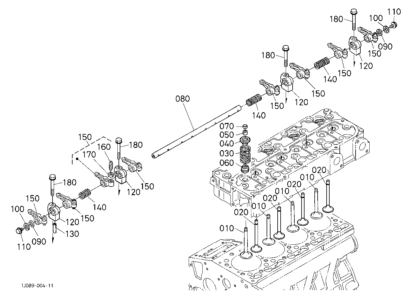 Valve And Rocker Arm