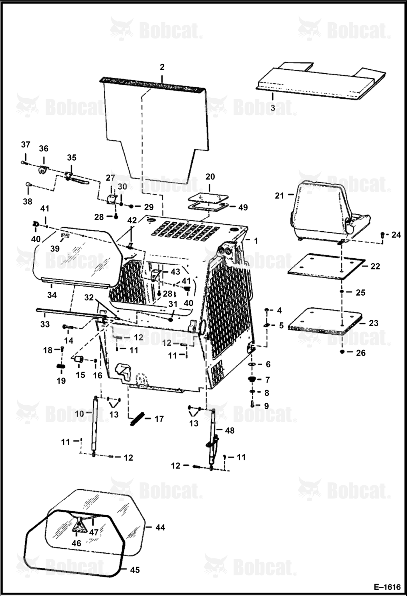 Operator CAB (Deluxe)  501520001 & Above