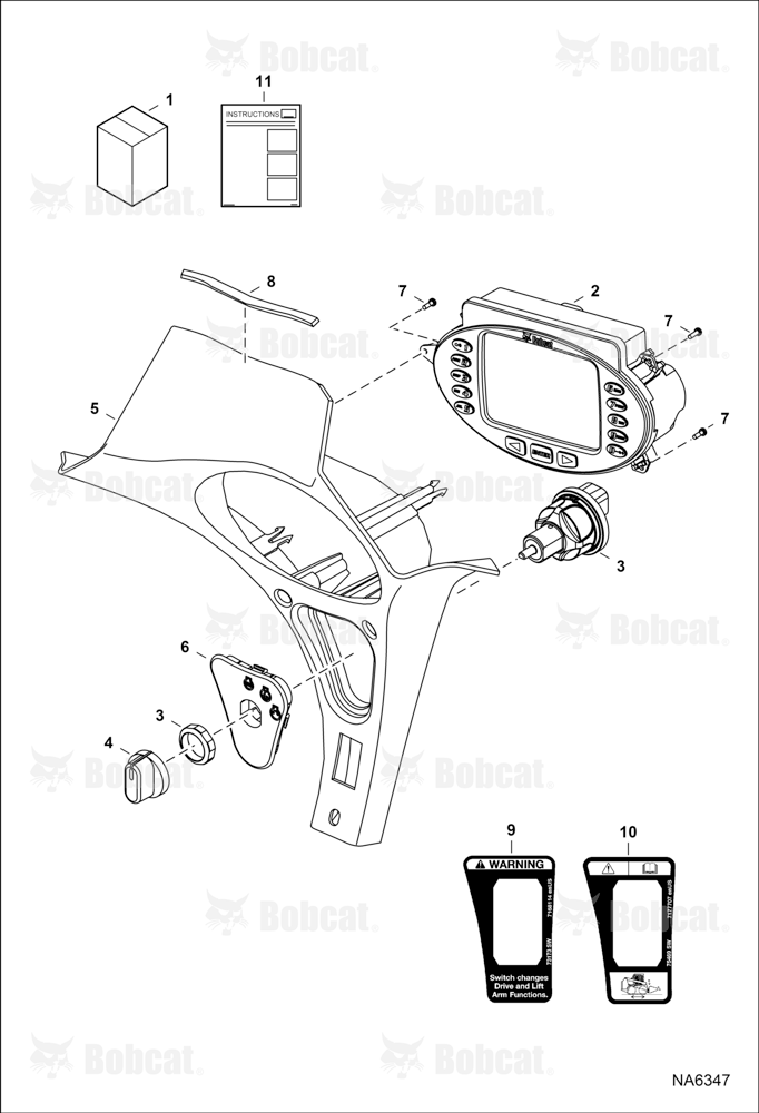Keyless Panel Kit (Deluxe) (Rotary Switch)