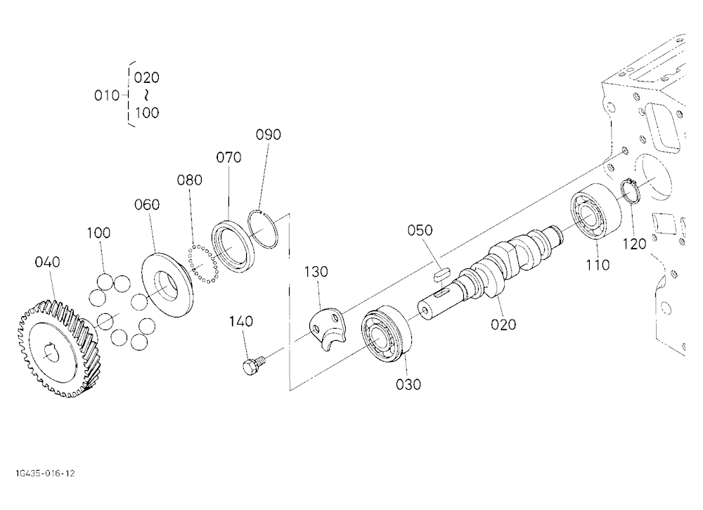 Fuel Camshaft And Governor Shaft