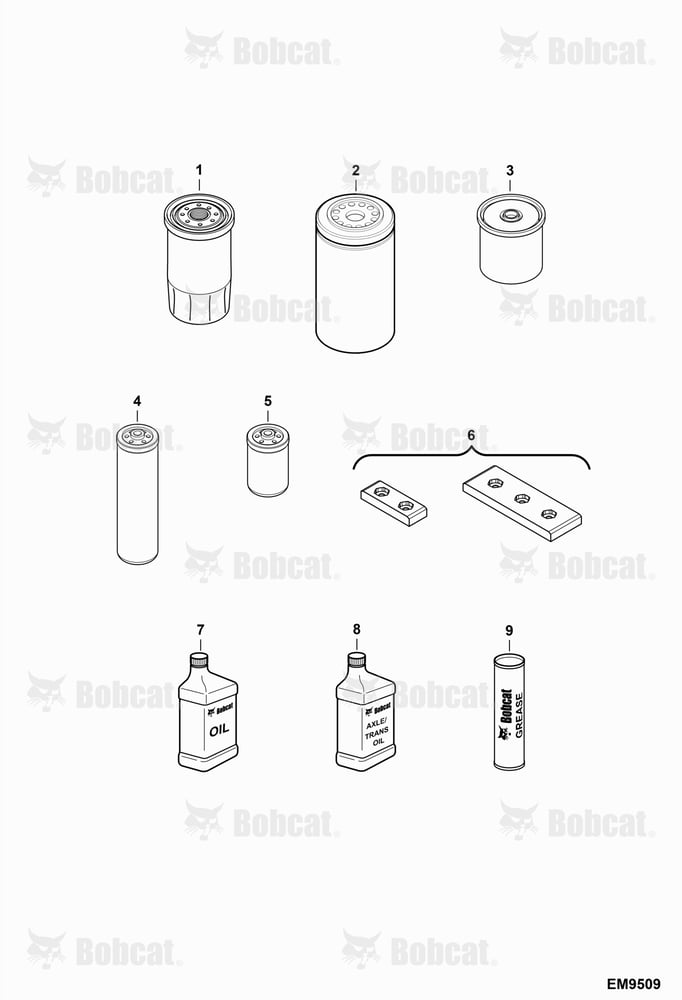 Scheduled Maintenance Items (Every 500 Hours)