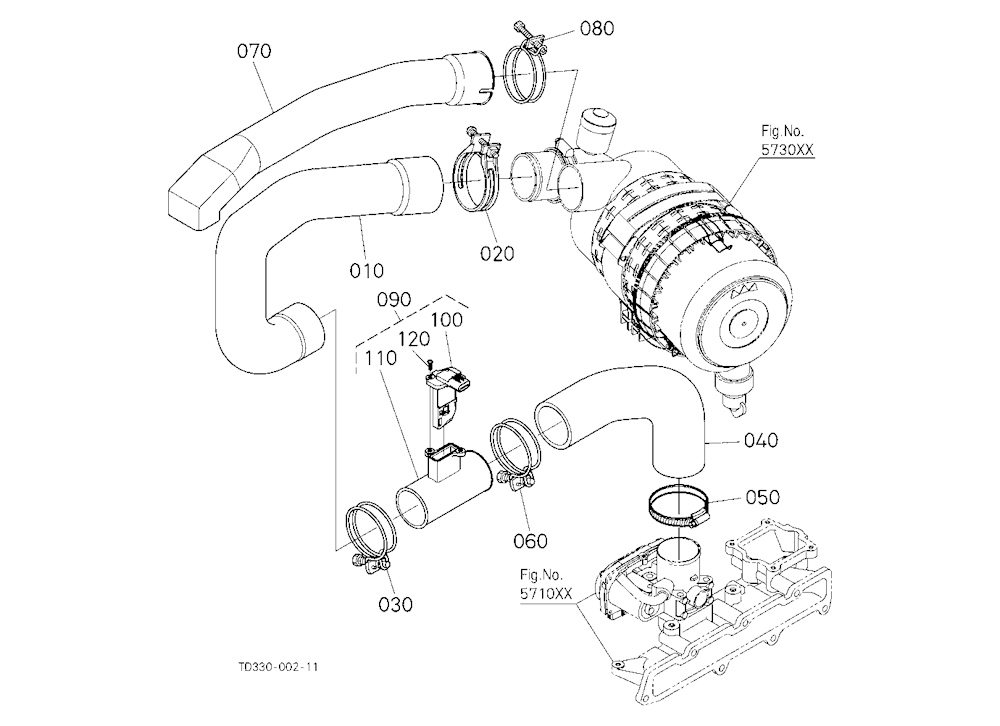 Inlet Pipe (Air Cleaner)