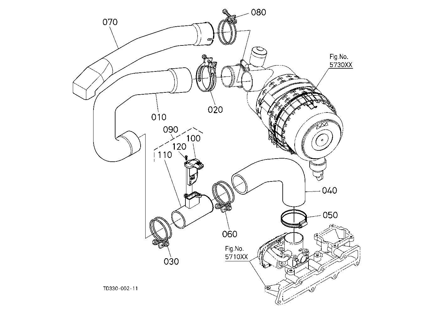 Inlet Pipe (Air Cleaner)