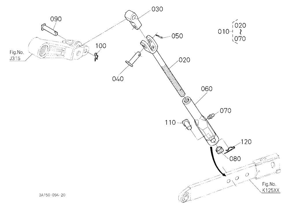 Lift Rod Lh