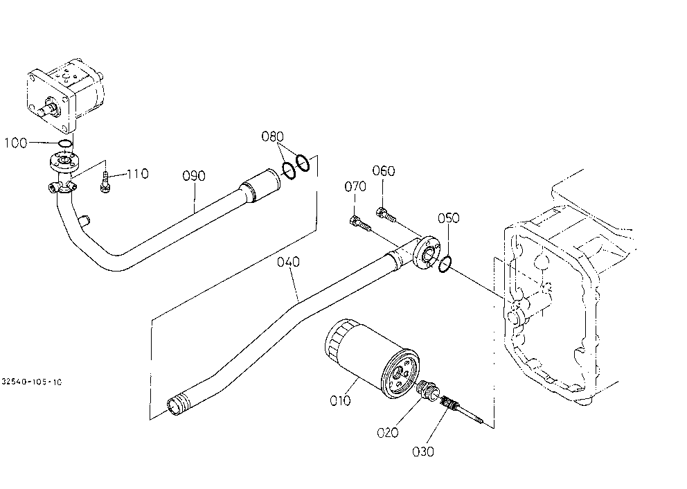 Hydraulic Pipe (Suction)