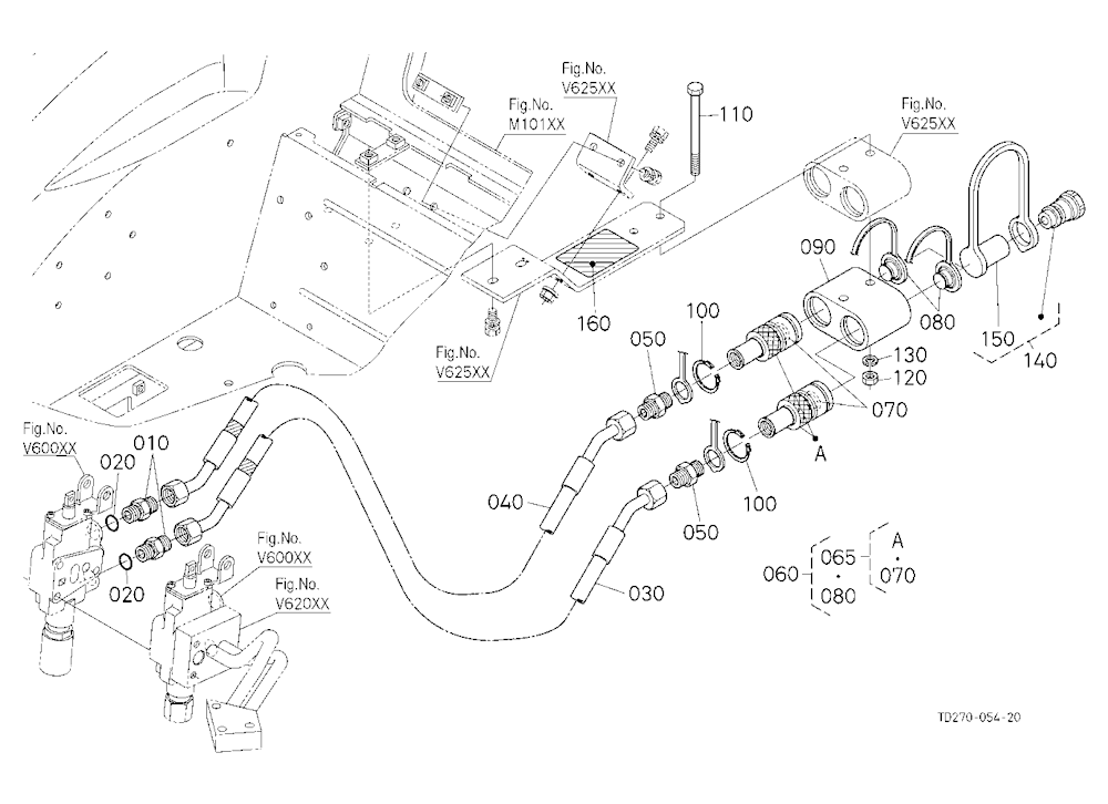 Auxiliary Control Valve Coupler (2Nd) (W/G No.L834