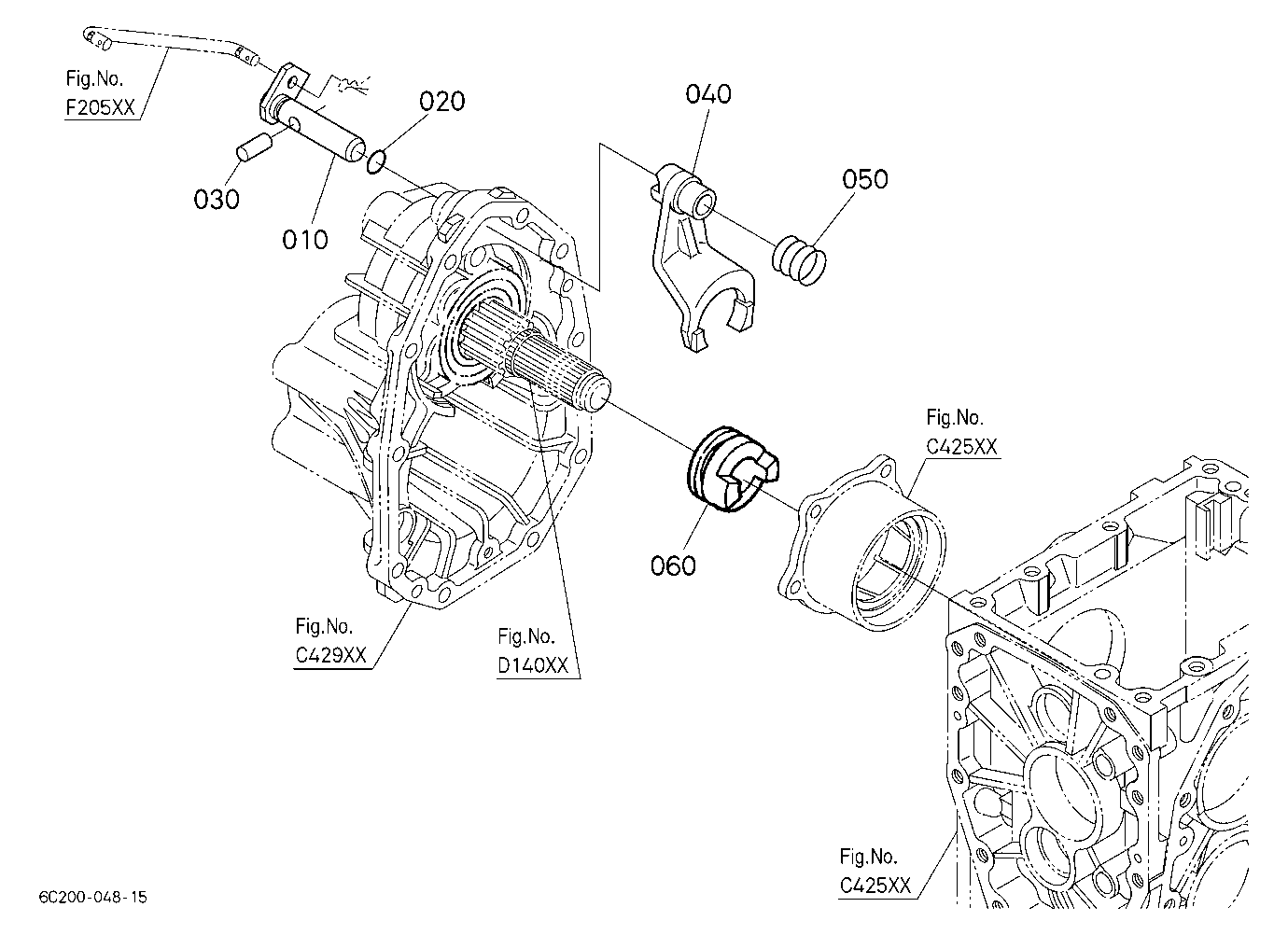 Differential Lock Shift Fork