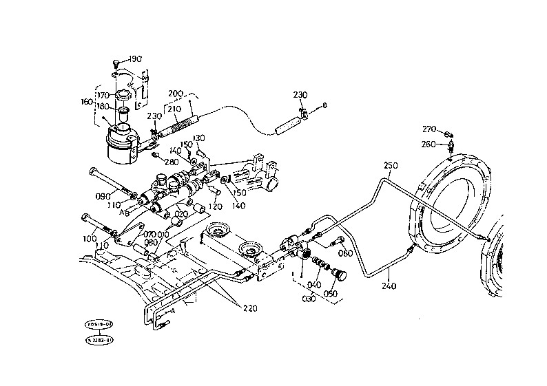 Brake Oil Tank W/O Cab