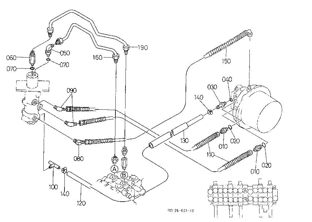 Oil Piping (Travel Lh)