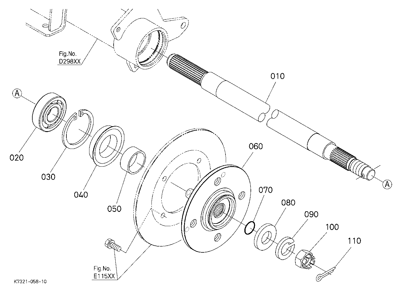 Rear Axle (Left)