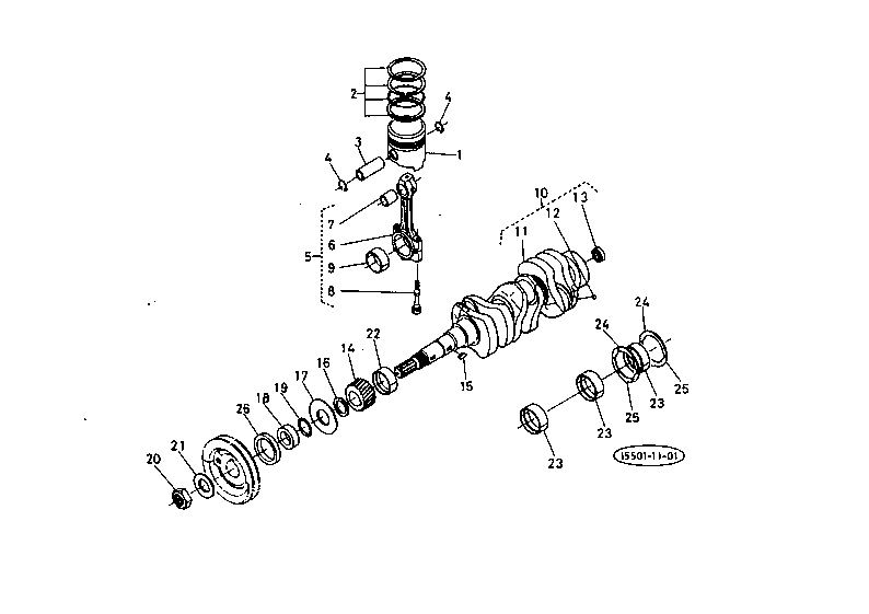 Piston And Crankshaft