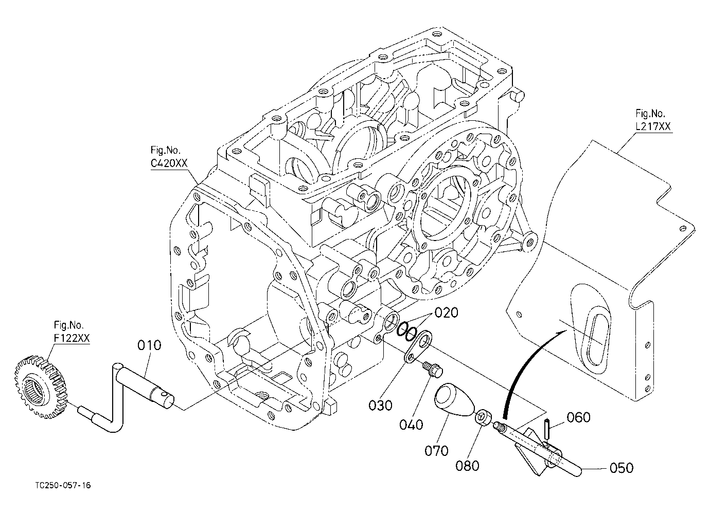 Front Wheel Drive Lever