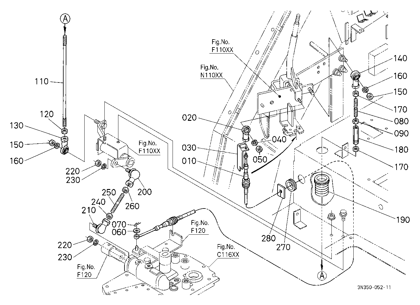 Main Gear Shift Lever Shaft