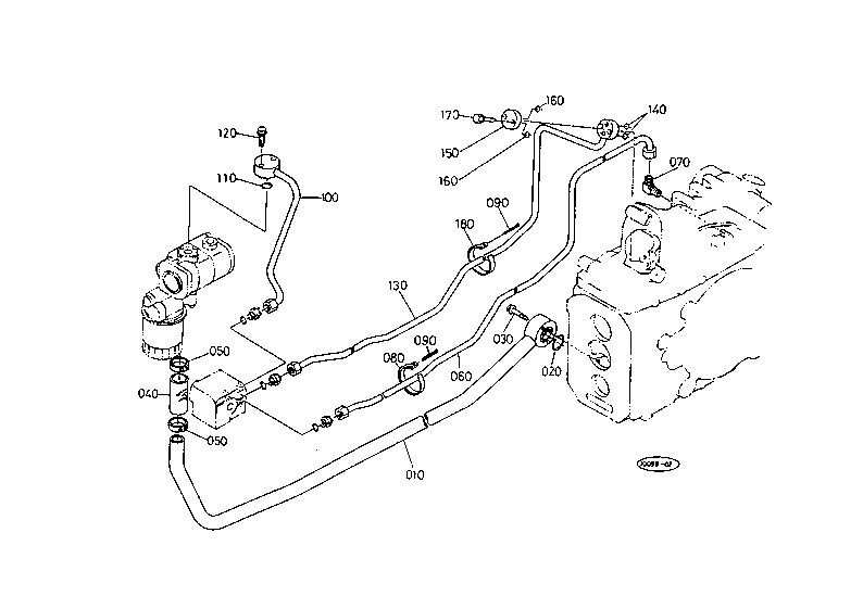 Hydraulic Oil Line [With Dual Clutch]
