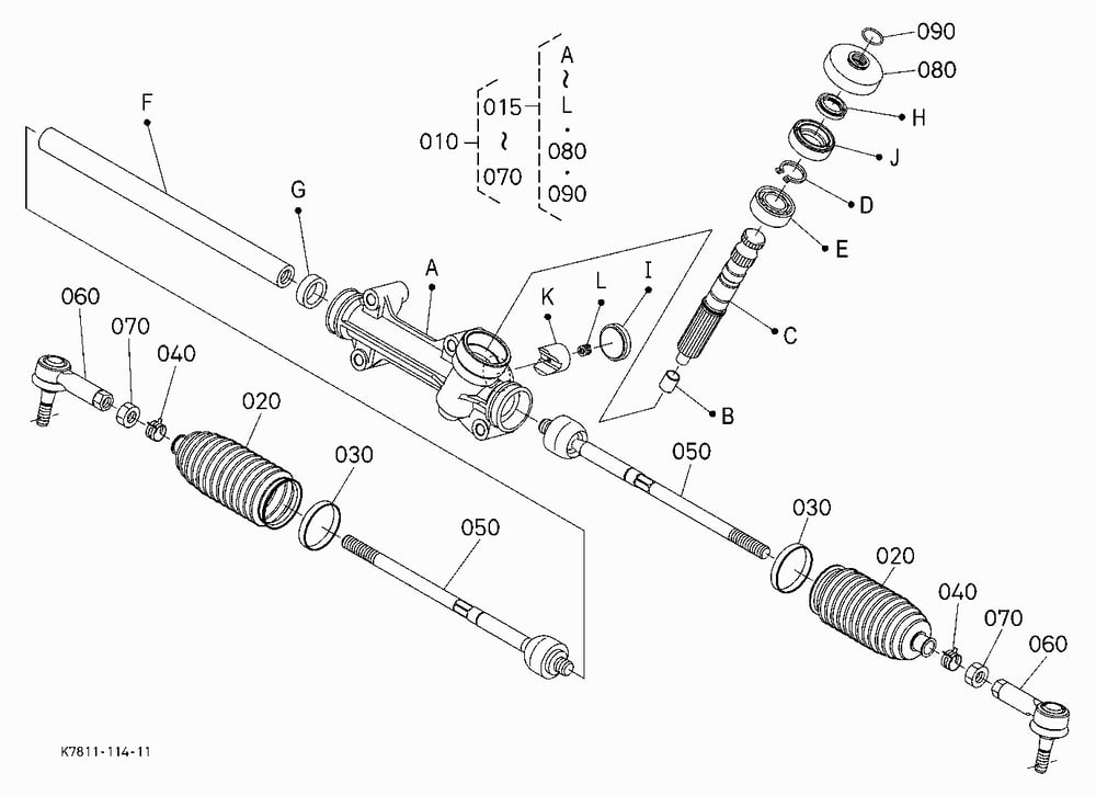 STEERING CYLINDER [COMPONENT PARTS]