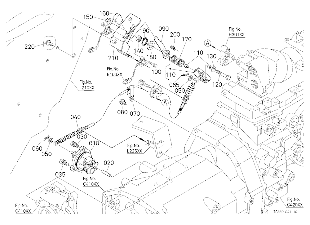 Pto Clutch Control Lever