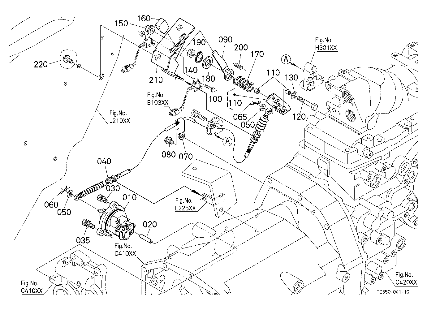 Pto Clutch Control Lever