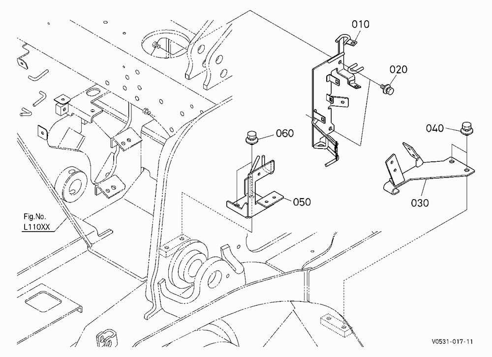 FUEL PIPING STAY