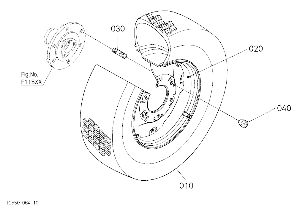 Front Wheel (23*8.50-12)