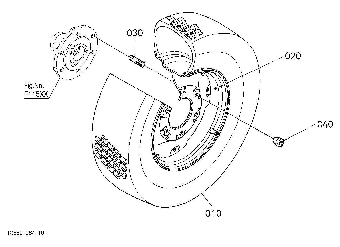 Front Wheel (23*8.50-12) [New]