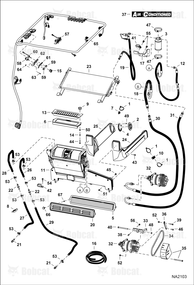 Heater & A/C (Plastic Housing)